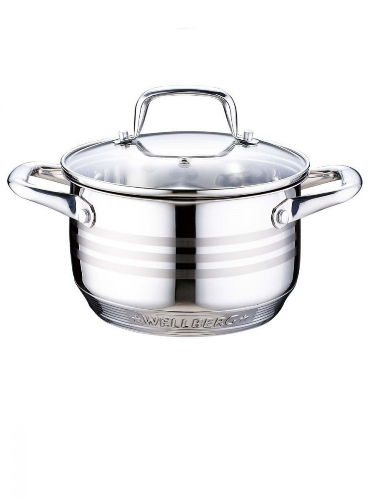 Кастрюля 2,1л с крышкой, HOFFMANN HM 51116