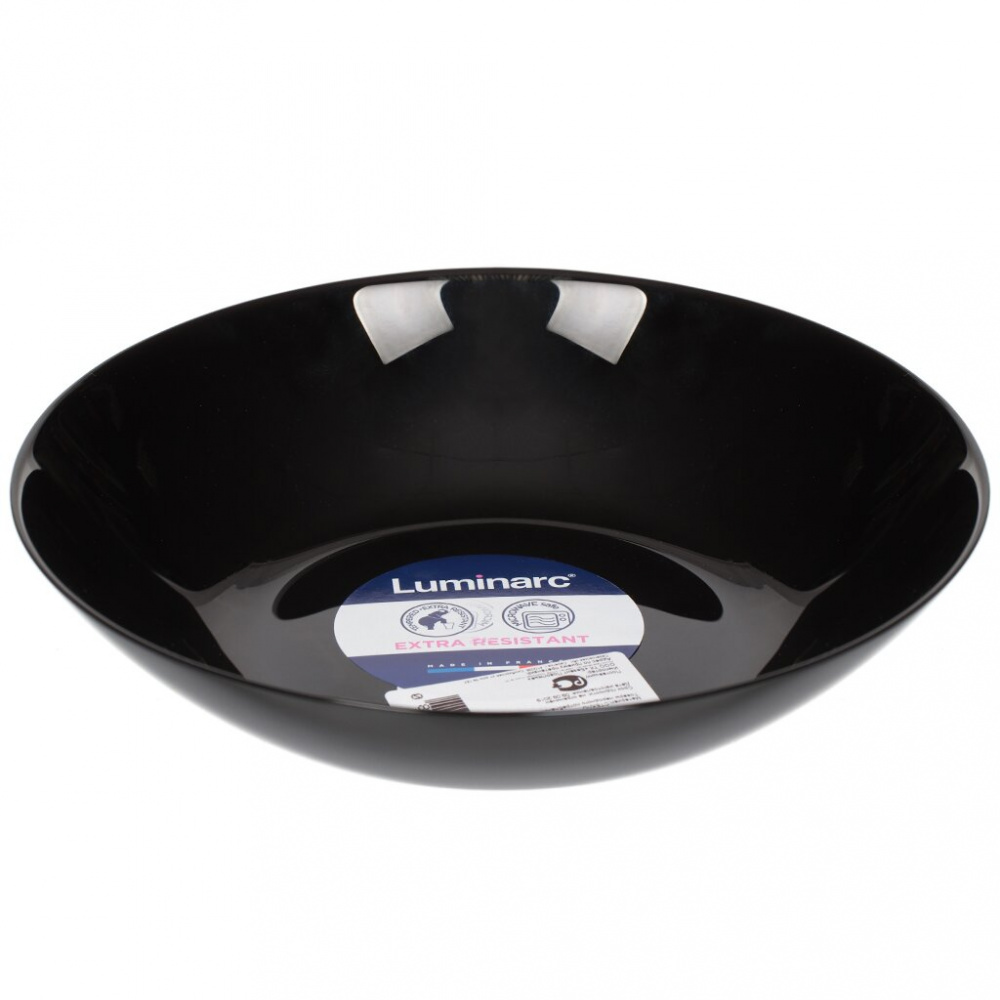 Тарелка суповая 20см,Diwali Black  LUMINARC P0787/P3327