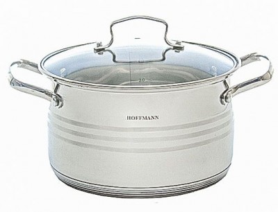 Кастрюля 6,5л с крышкой, HOFFMANN HM 51124