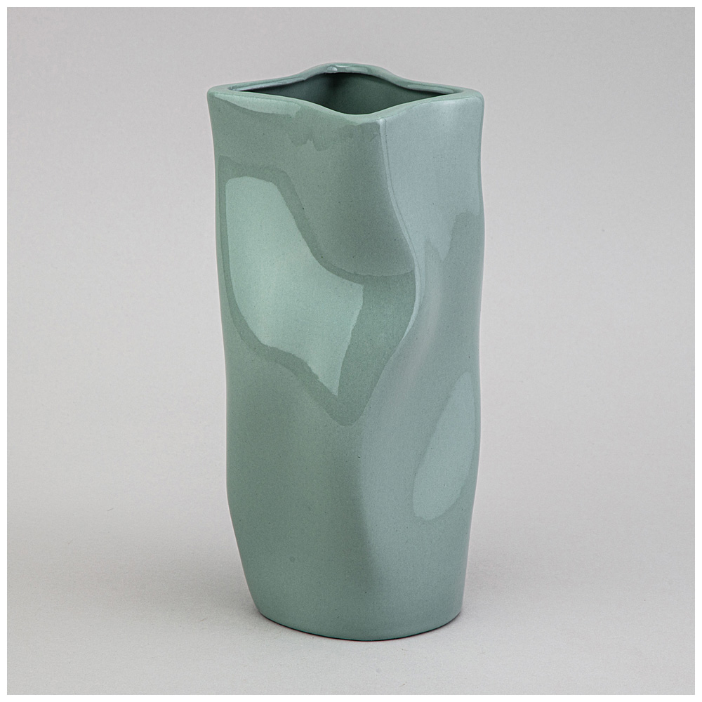 ВАЗА 11*11*21СМ ЦВЕТ МЯТНЫЙ 374-150