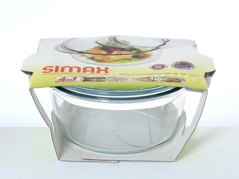 Кастрюля с плоской крышкой 2,8л, SIMAX  СИС107 