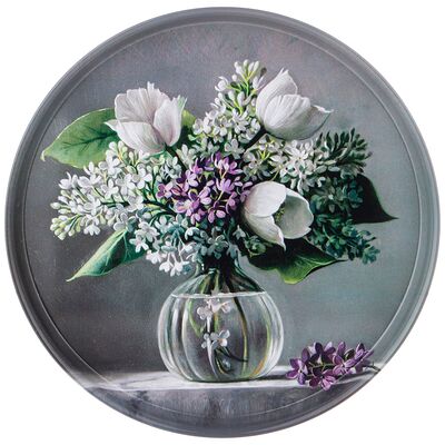 ПОДНОС СЕРВИРОВОЧНЫЙ 33*2,1СМ,AGNESS  "STIL LIFE"   898-071