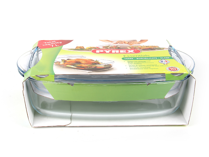 Утятница 6,5л,прямоугольная  PYREX 466A000/W243/7143