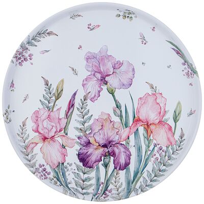 ПОДНОС СЕРВИРОВОЧНЫЙ 33*2,1СМ,AGNESS "ИРИСЫ"  898-208
