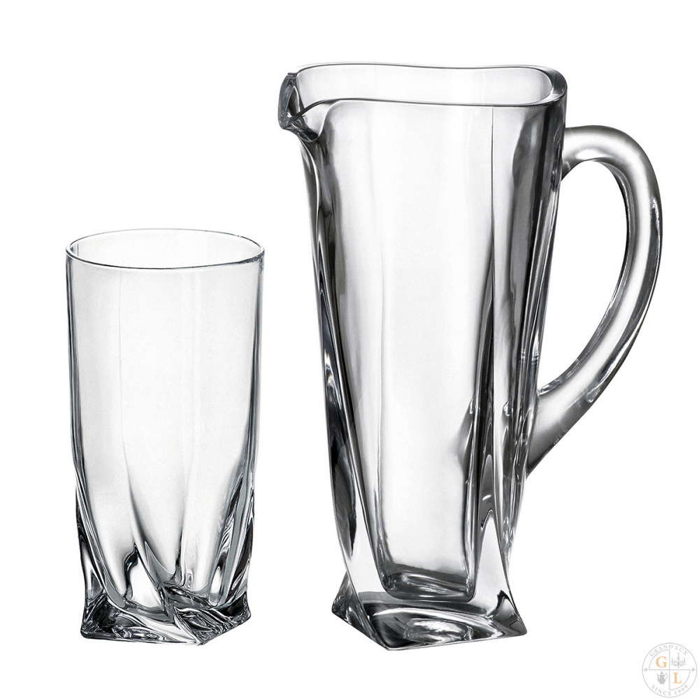 Графин 1,1 л,Crystalite Bohemia Quadro 09339