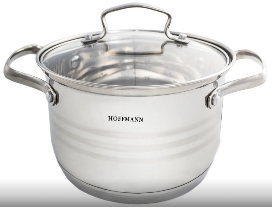 Кастрюля 3.1л с крышкой, HOFFMANN HM 51118